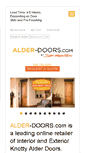 Mobile Screenshot of alder-doors.com